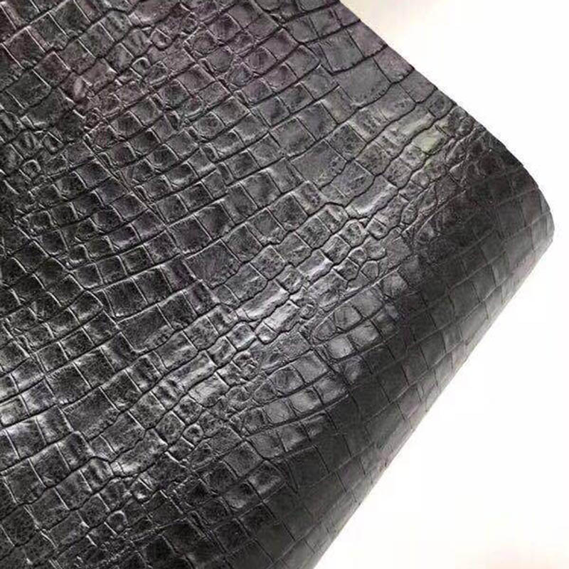 Gold Vegan Leather Fabric for Upholstery Faux Leather Fabric in Lambskin  Pattern Matte Finish 