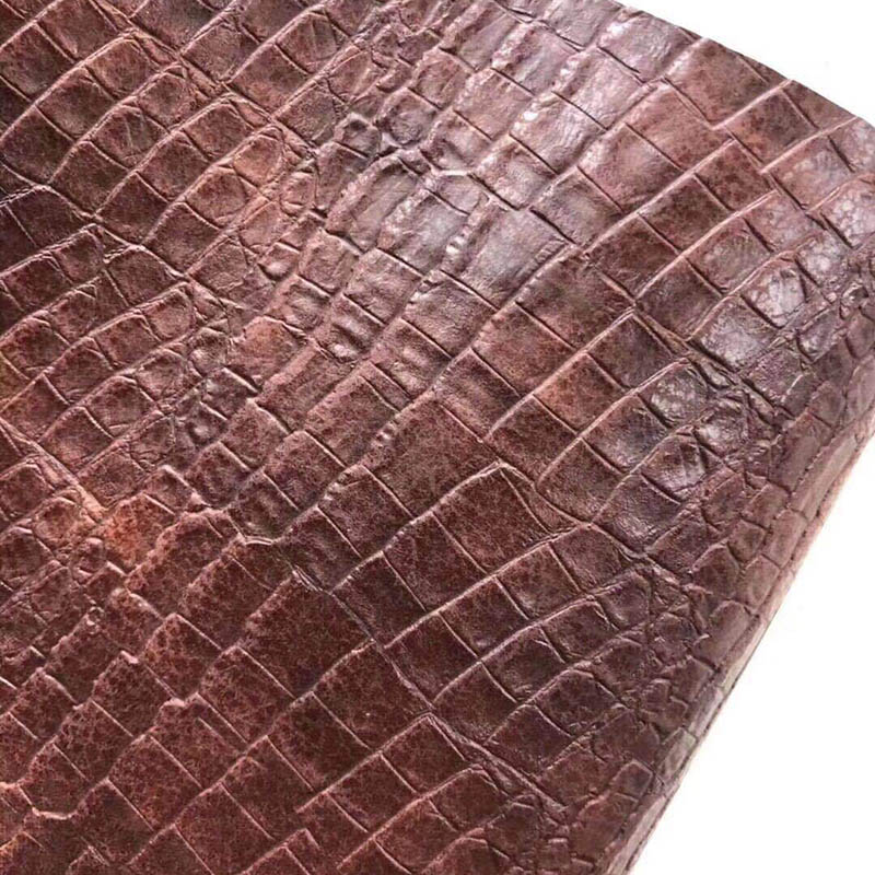 Croc Embossed Leather Fabric Crocodile Alligator Embossed Leather - China Faux  Leather Fabric and Leather Artificial Skins price
